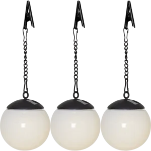 Solcellsdekoration Globus 3p - 3 LED - 23cm
