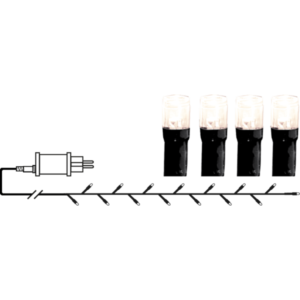Ljusslinga Crispy Ice White - 40 LED - 3 Meter